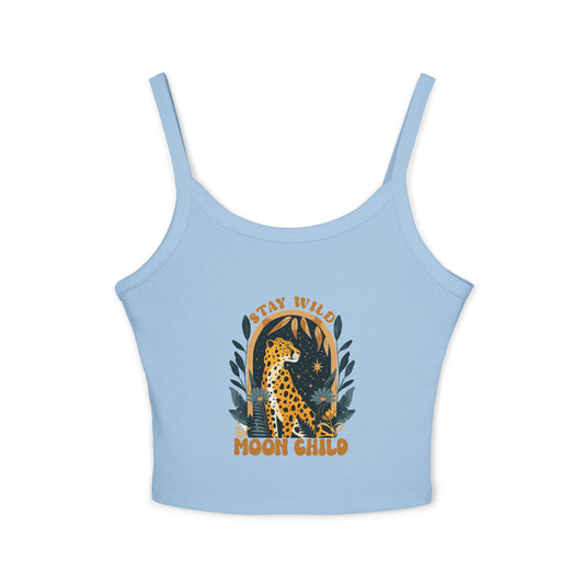 "Stay Wild" Leopard Boho Crop