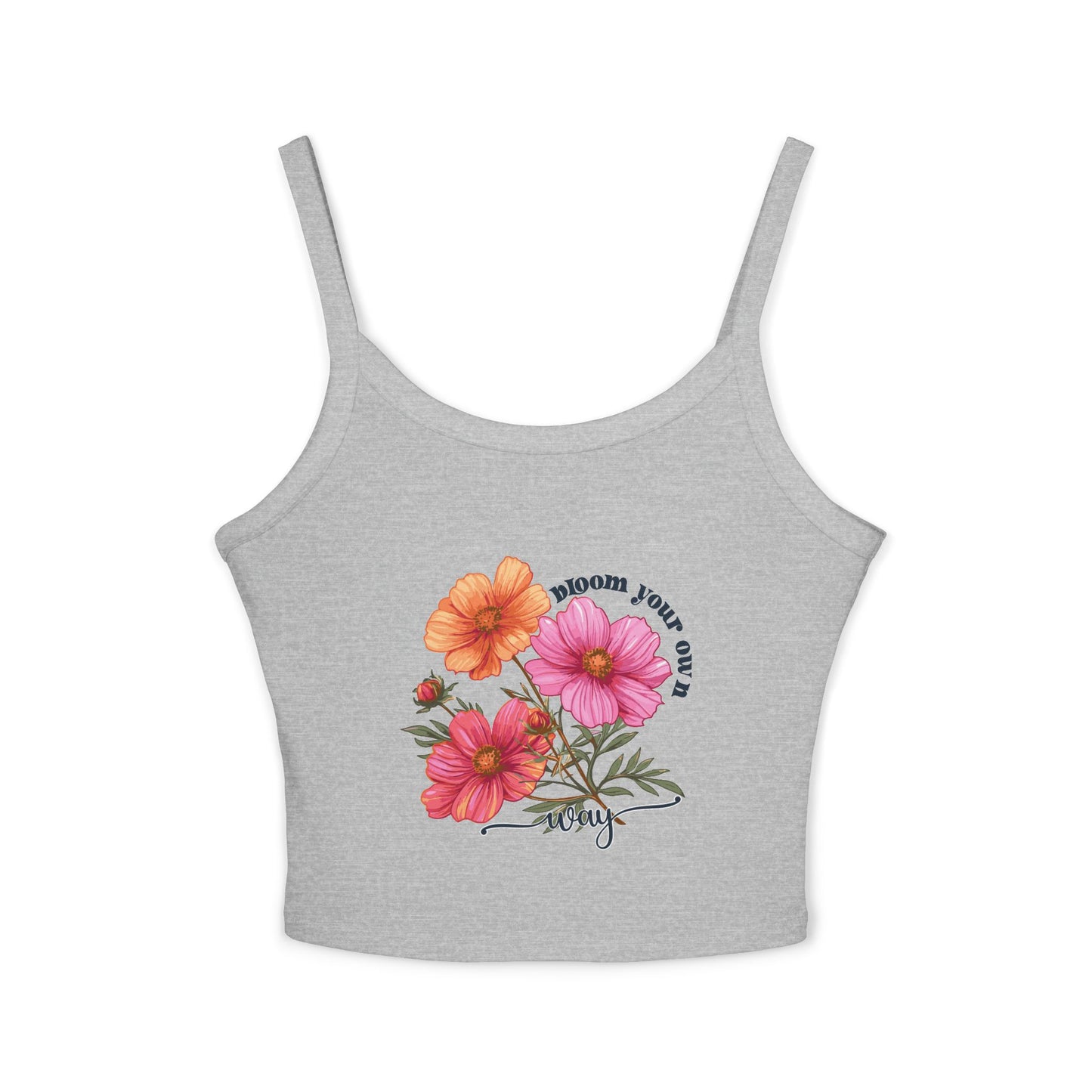 Women's Spaghetti Strap Floral Tank Top
