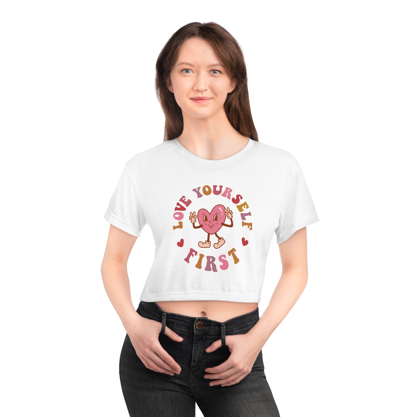 Love Yourself First Crop Tee