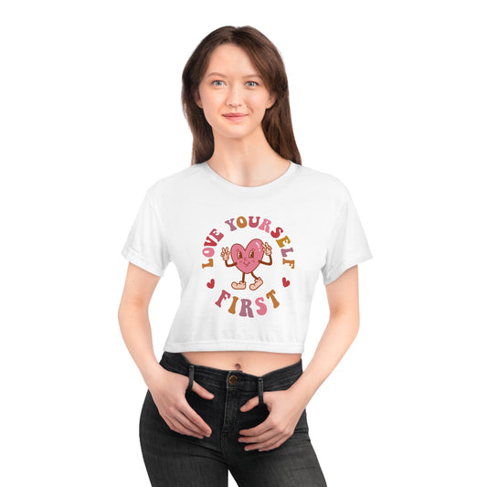Love Yourself First Crop Tee