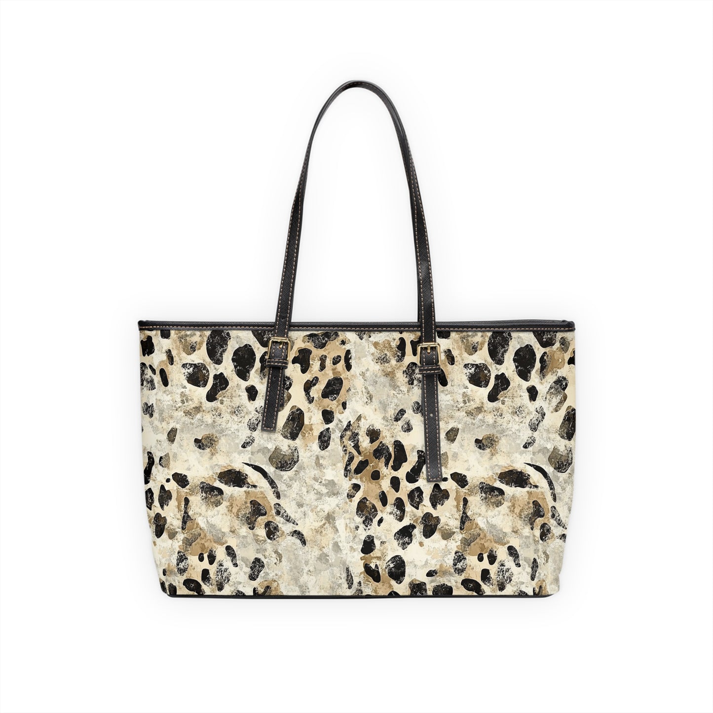 Leopard Print PU Shoulder Bag