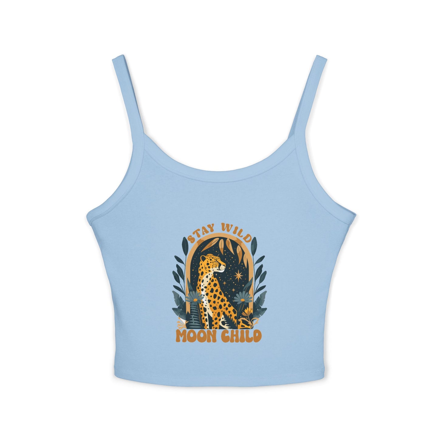 "Stay Wild" Leopard Boho Crop