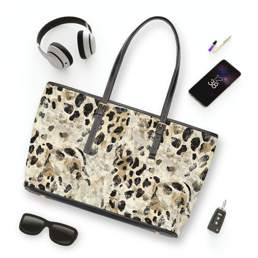 Leopard Print PU Shoulder Bag