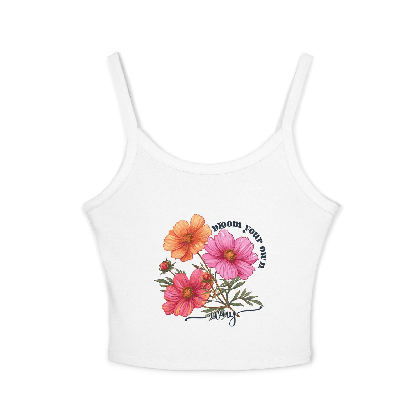 Women's Spaghetti Strap Floral Tank Top