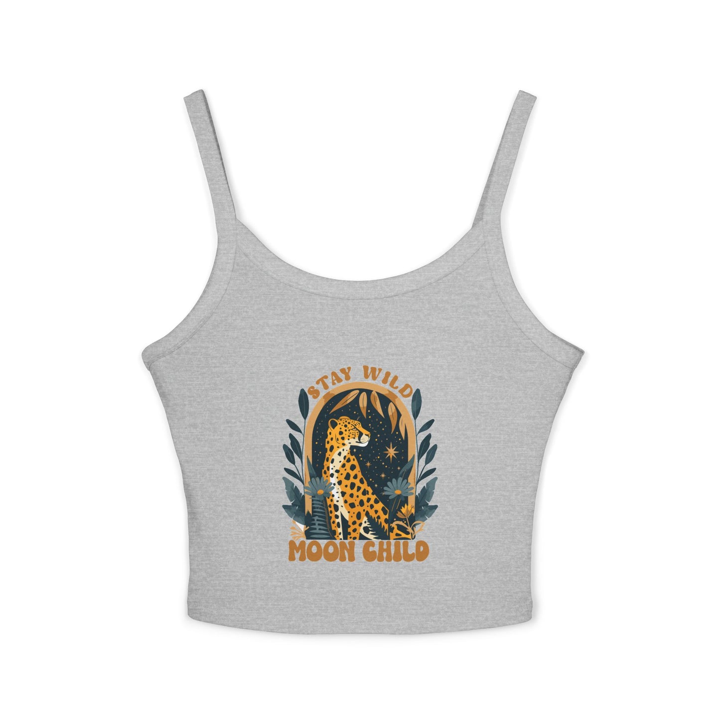 "Stay Wild" Leopard Boho Crop