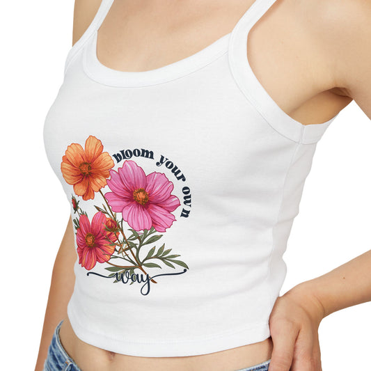 Women's Spaghetti Strap Floral Tank Top